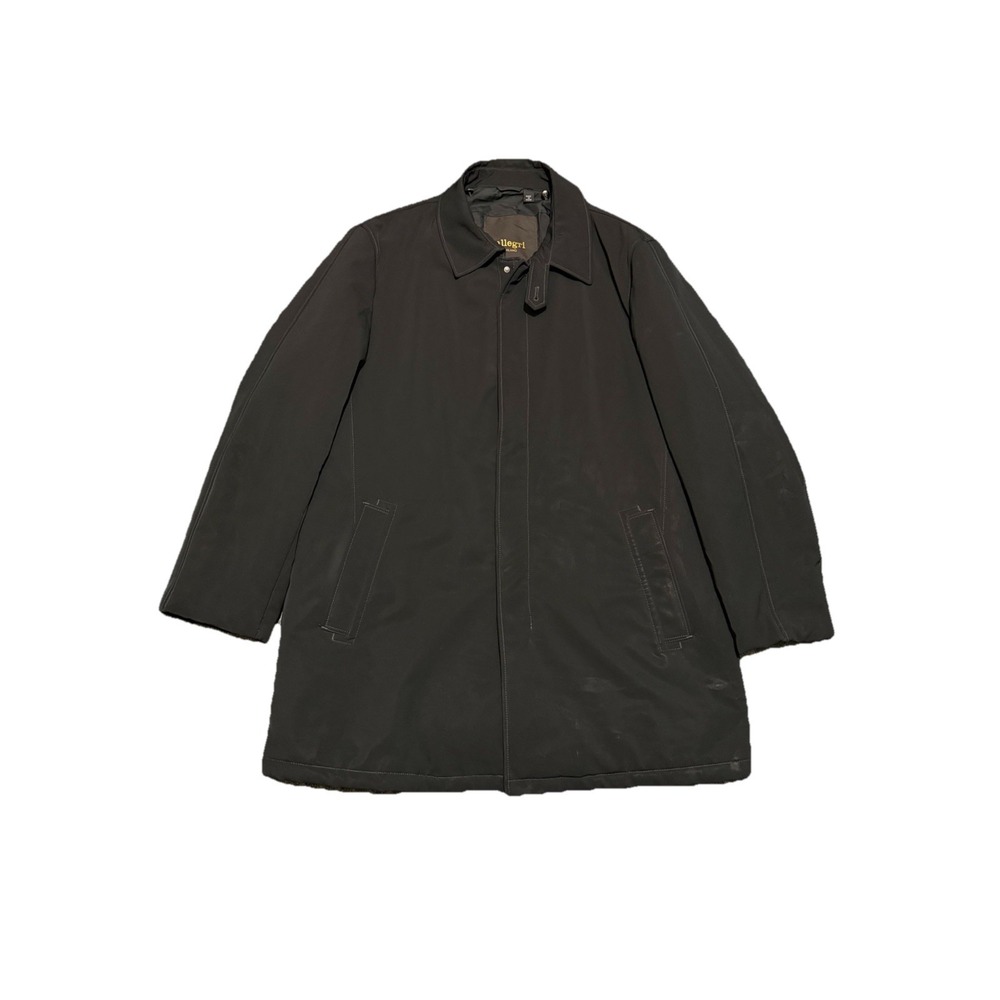 Allegri Milano Trench Coat Jacket Men's Size XL (see Measurement) Made In Italy
